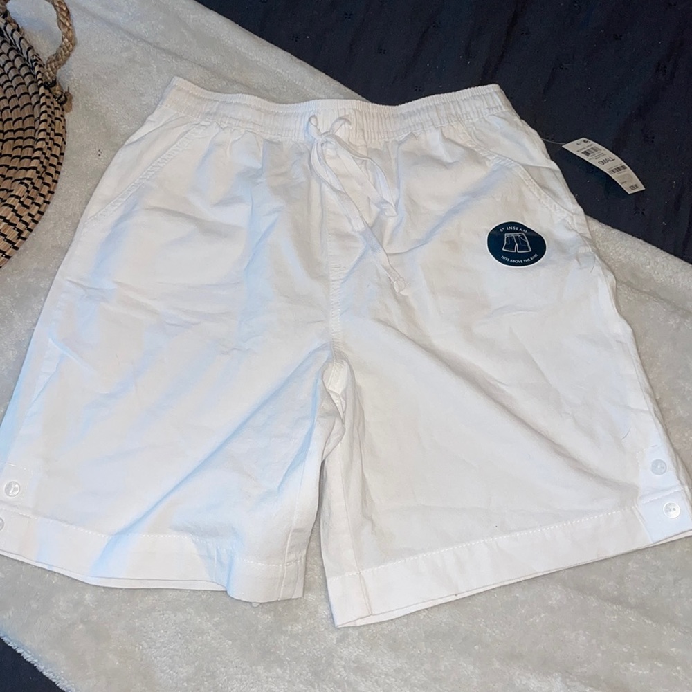 Size small white shorts